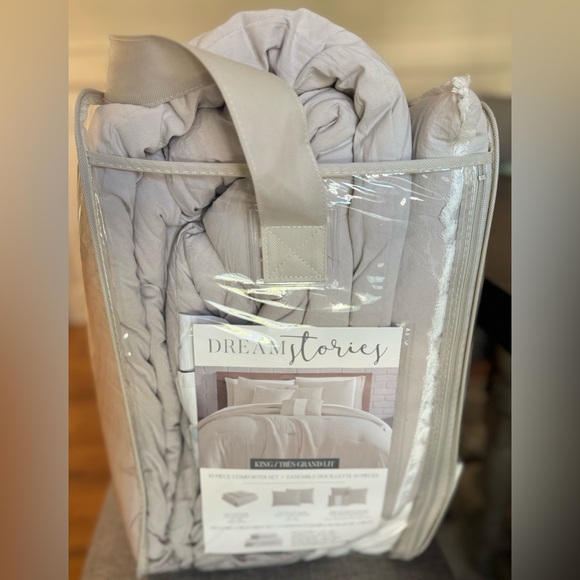 🎉LAST PIECE🎉 DREAM STORIES 10Pc Super Soft Solid Comforter Set - Picture 7 of 10